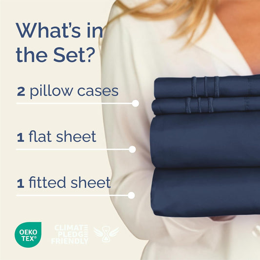 Queen Size 4 Piece Sheet Set