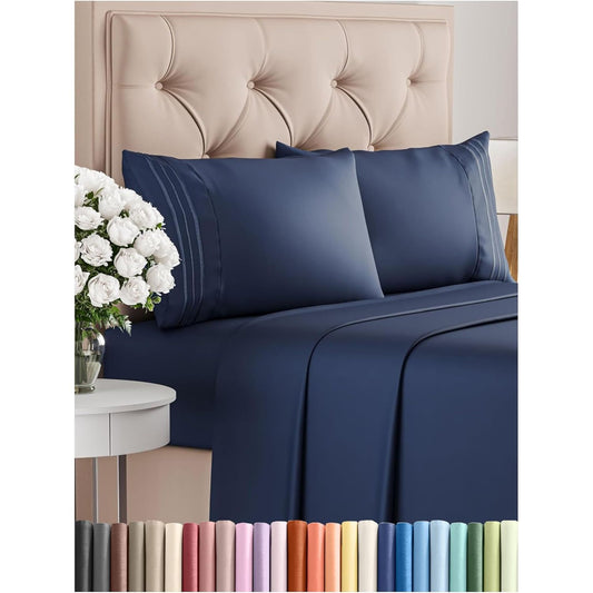 Queen Size 4 Piece Sheet Set